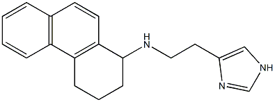 4-[2-[[(1,2,3,4-Tetrahydrophenanthren)-1-yl]amino]ethyl]-1H-imidazole Struktur