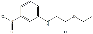 N-(3-Nitrophenyl)glycine ethyl ester Struktur