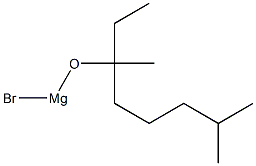 1-Ethyl-1,5-dimethylhexyloxymagnesium bromide Struktur