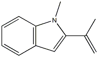 1-Methyl-2-(1-methylvinyl)-1H-indole Struktur