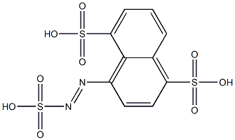 4-(Sulfoazo)-1,5-naphthalenedisulfonic acid Struktur