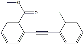 2-(2-Methylphenylethynyl)benzoic acid methyl ester Struktur