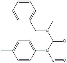 1-(4-Methylphenyl)-1-nitroso-3-benzyl-3-methylurea Struktur