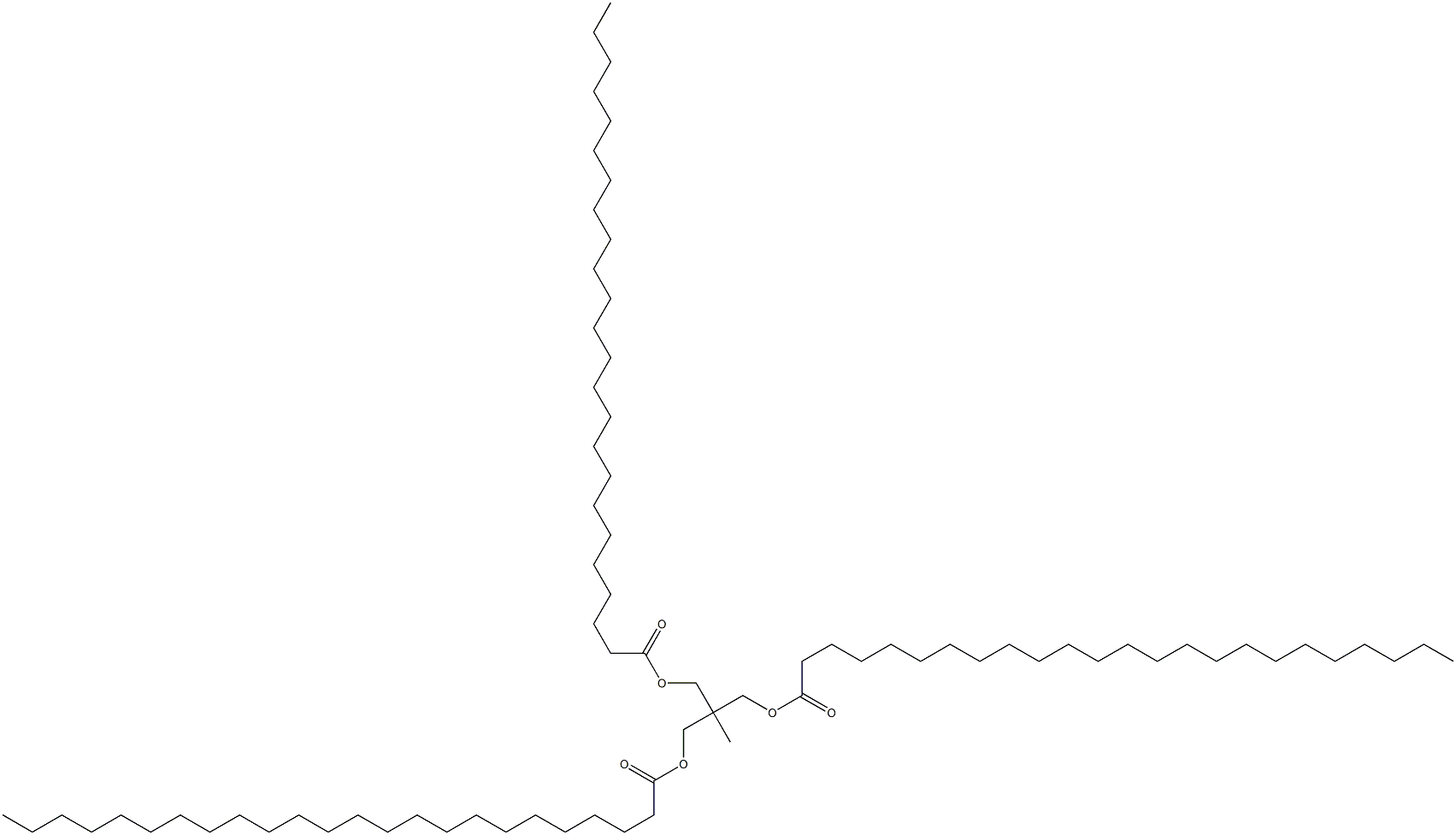 2-Methyl-2-[(1-oxotetracosyloxy)methyl]-1,3-propanediol ditetracosanoate Struktur