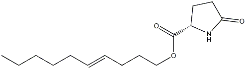 (S)-5-Oxopyrrolidine-2-carboxylic acid 4-decenyl ester Struktur