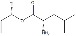 (S)-2-Amino-4-methylpentanoic acid (S)-1-methylpropyl ester Struktur