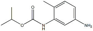 5-Amino-2-methylphenylcarbamic acid isopropyl ester Struktur