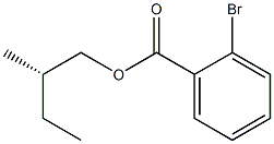 (+)-o-Bromobenzoic acid (S)-2-methylbutyl ester Struktur