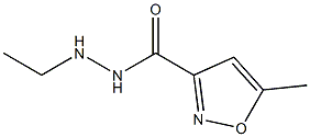 N'-Ethyl-5-methyl-3-isoxazolecarbohydrazide Struktur