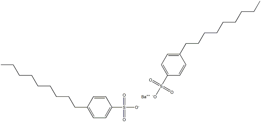 Bis(4-nonylbenzenesulfonic acid)barium salt Struktur