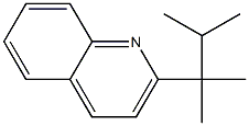 2-(1,1,2-Trimethylpropyl)quinoline Struktur