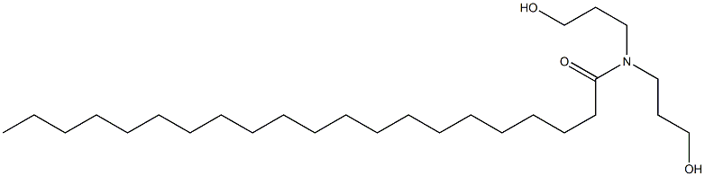 N,N-Bis(3-hydroxypropyl)henicosanamide Struktur