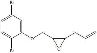 2,5-Dibromophenyl 3-allylglycidyl ether Struktur