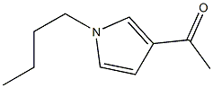 1-Butyl-3-acetyl-1H-pyrrole Struktur