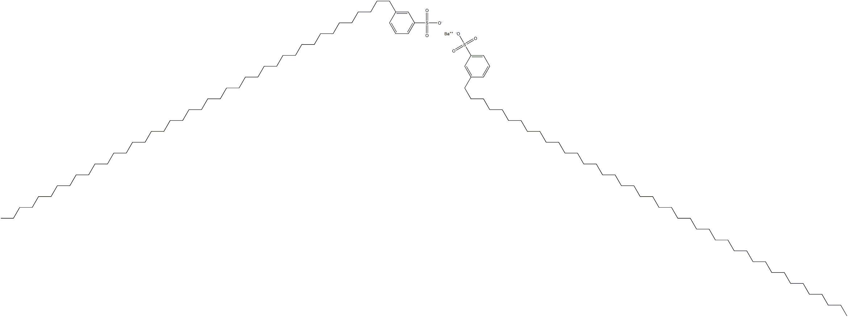 Bis[3-(dotetracontan-1-yl)benzenesulfonic acid]barium salt Struktur