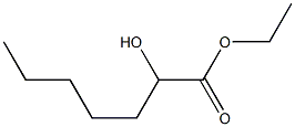 2-Hydroxyenanthic acid ethyl ester Struktur