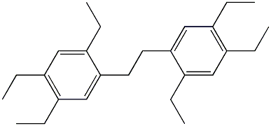 2,2'-Ethylenebis(1,4,5-triethylbenzene) Struktur