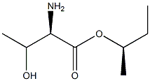 (2R)-2-Amino-3-hydroxybutanoic acid (R)-1-methylpropyl ester Struktur