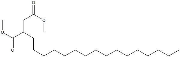 2-Hexadecylsuccinic acid dimethyl ester Struktur