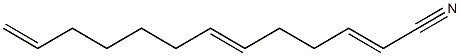 2,6,12-Tridecatrienenitrile Struktur