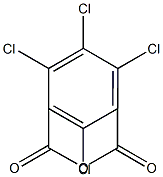 Tetrachloroisophthalic anhydride Struktur