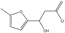 2-Chloro-4-(5-methylfuran-2-yl)-1-buten-4-ol Struktur