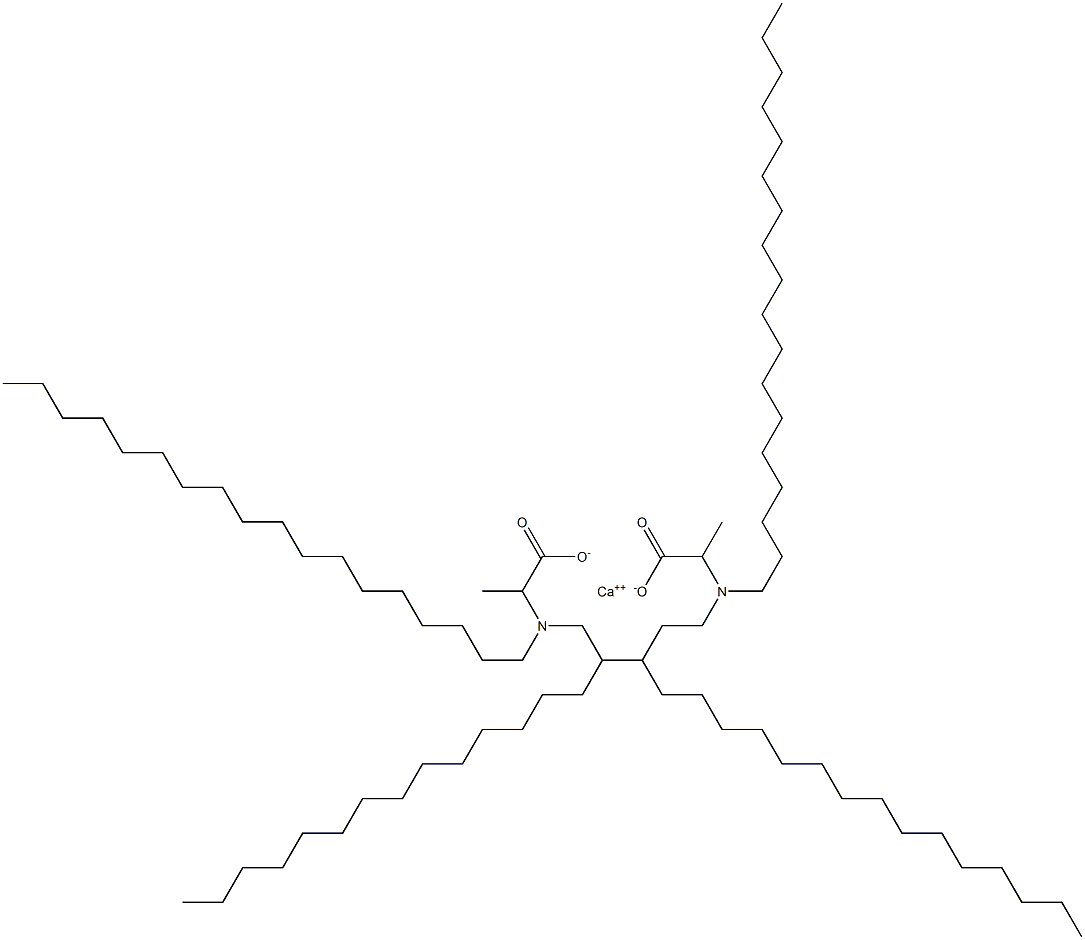 Bis[2-(dioctadecylamino)propanoic acid]calcium salt Struktur