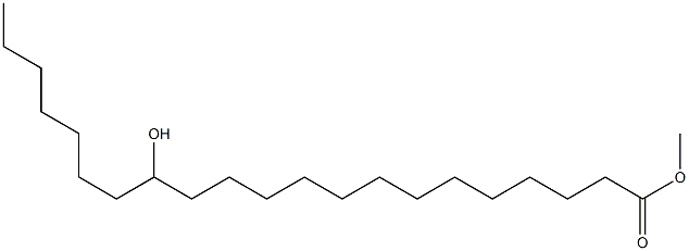 14-Hydroxyhenicosanoic acid methyl ester Struktur