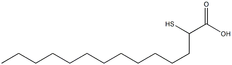 2-Mercaptotetradecanoic acid Struktur