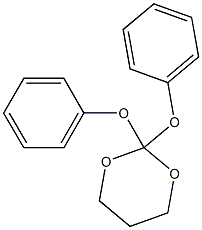 2,2-Diphenoxy-1,3-dioxane Struktur