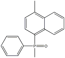 Methyl(4-methylnaphthalen-1-yl)(phenyl)phosphine oxide Struktur