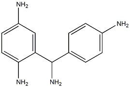 (4-Aminophenyl)(2,5-diaminophenyl)methanamine Struktur