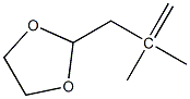 2-Methyl-2-isobutenyl-1,3-dioxolane Struktur