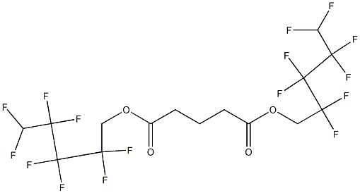 Glutaric acid bis(2,2,3,3,4,4,5,5-octafluoropentyl) ester Struktur