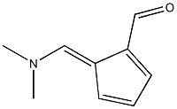 5-(Dimethylaminomethylene)-1,3-cyclopentadiene-1-carbaldehyde Struktur