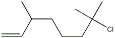 7-Chloro-3,7-dimethyl-1-octene Struktur