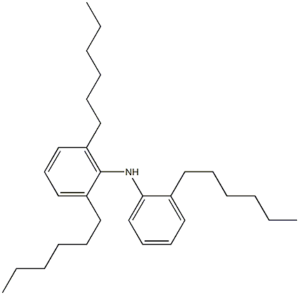 2,2',6'-Trihexyl[iminobisbenzene] Struktur