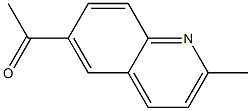 6-Acetyl-2-methylquinoline Struktur