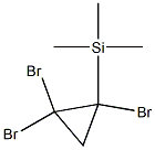 1,1,2-Tribromo-2-trimethylsilylcyclopropane Struktur