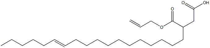 3-(12-Octadecenyl)succinic acid 1-hydrogen 4-allyl ester Struktur