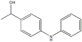 4-(1-Hydroxyethyl)phenylphenylamine Struktur