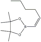 2-[(Z)-1-Hexenyl]-4,4,5,5-tetramethyl-1,3,2-dioxaborolane Struktur