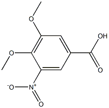 4,5-Dimethoxy-3-nitrobenzoic acid Struktur