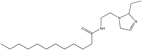 1-(2-Lauroylaminoethyl)-2-ethyl-3-imidazoline Struktur