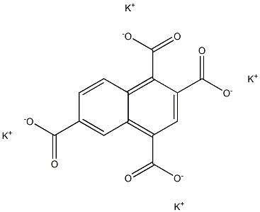 1,2,4,6-Naphthalenetetracarboxylic acid tetrapotassium salt Struktur