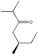 [R,(-)]-2,5-Dimethylheptane-3-one Struktur