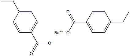 Bis(4-ethylbenzoic acid)barium salt Struktur