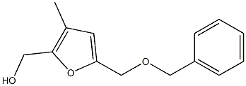 5-[(Benzyloxy)methyl]-3-methylfuran-2-methanol Struktur