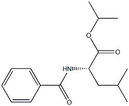 (S)-N-Benzoyl-2-isobutylglycine isopropyl ester Struktur