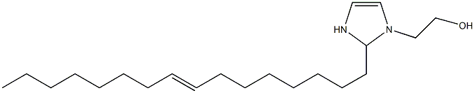 2-(8-Hexadecenyl)-4-imidazoline-1-ethanol Struktur